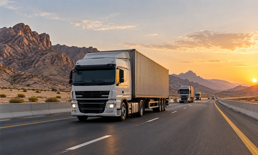 land freight and road transport services in Dubai